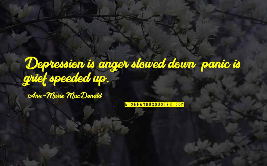 Criador Do Roblox Quotes By Ann-Marie MacDonald: Depression is anger slowed down; panic is grief Criador Do Roblox Quotes By Ann-Marie MacDonald: Depression is anger slowed down; panic is grief