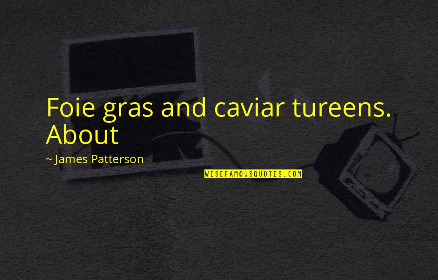 Criando Historias Quotes By James Patterson: Foie gras and caviar tureens. About