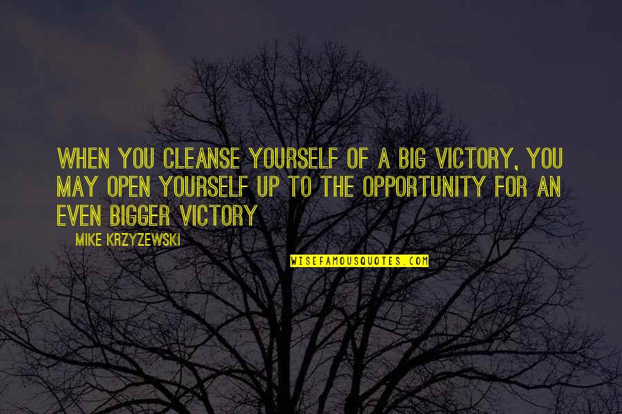 Criminal Minds Season 9 Episode 1 Quotes By Mike Krzyzewski: When you cleanse yourself of a big victory,