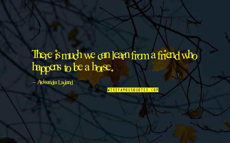Crinions Quotes By Aleksandra Layland: There is much we can learn from a Crinions Quotes By Aleksandra Layland: There is much we can learn from a