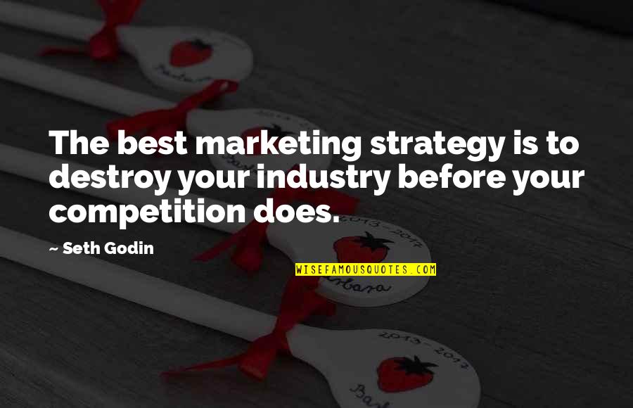 Criticare Monitors Quotes By Seth Godin: The best marketing strategy is to destroy your
