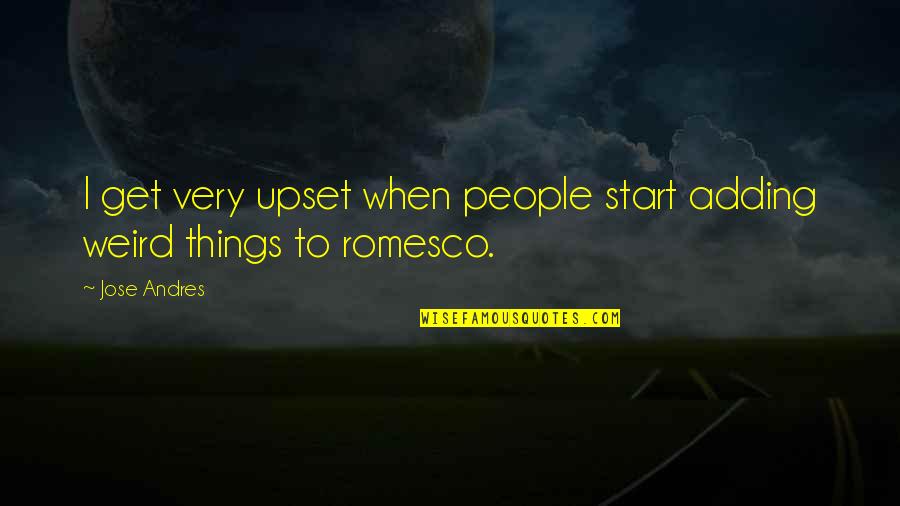 Criticism And Success Quotes By Jose Andres: I get very upset when people start adding