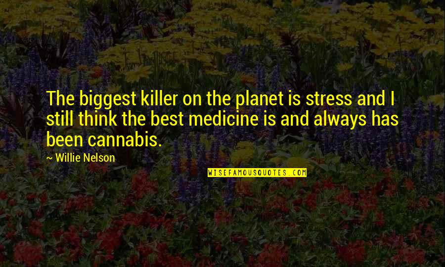 Crivellari Bbq Quotes By Willie Nelson: The biggest killer on the planet is stress Crivellari Bbq Quotes By Willie Nelson: The biggest killer on the planet is stress