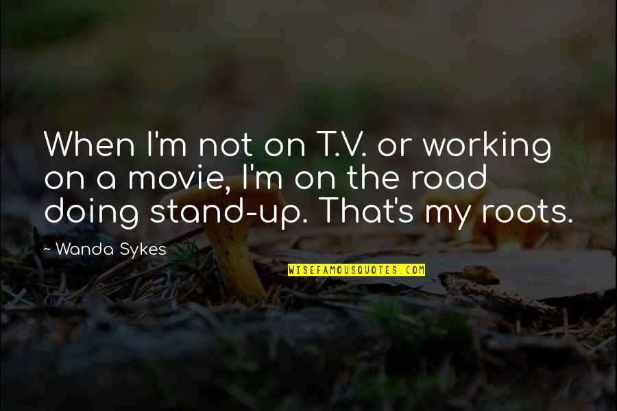 Crivo De Areias Quotes By Wanda Sykes: When I'm not on T.V. or working on