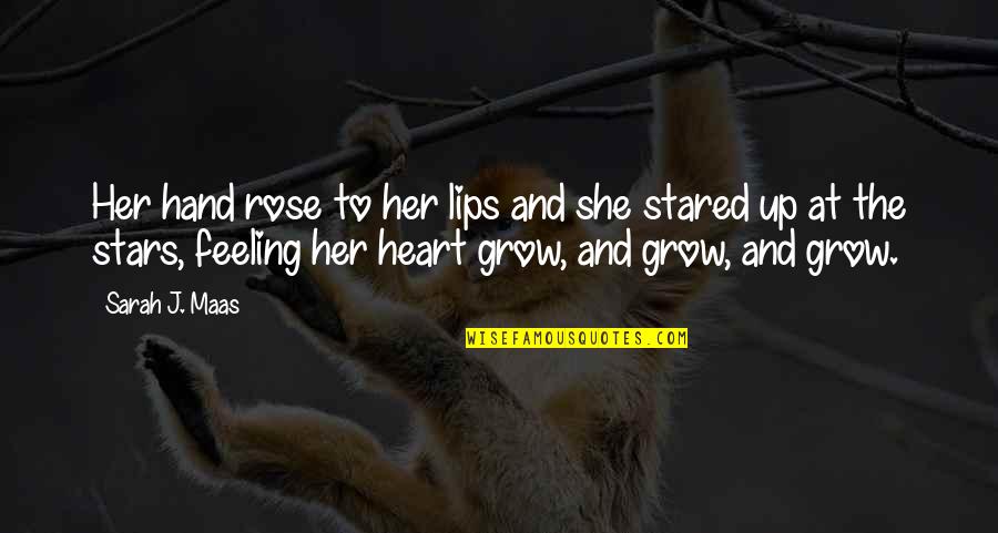 Crosetto Quotes By Sarah J. Maas: Her hand rose to her lips and she