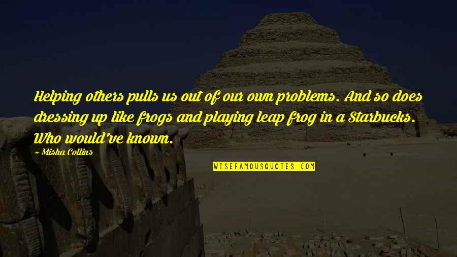 Crossbreed Seconds Quotes By Misha Collins: Helping others pulls us out of our own Crossbreed Seconds Quotes By Misha Collins: Helping others pulls us out of our own
