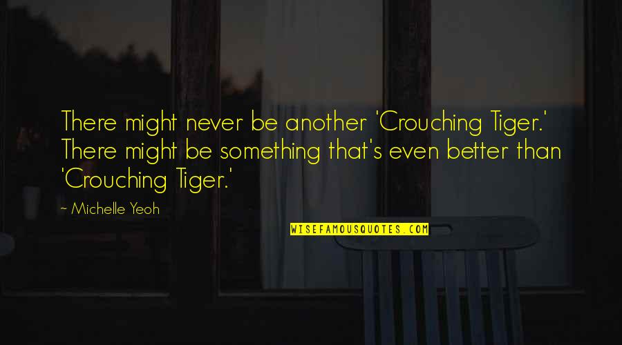 Crouching Quotes By Michelle Yeoh: There might never be another 'Crouching Tiger.' There