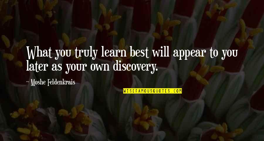 Csa Freight Quotes By Moshe Feldenkrais: What you truly learn best will appear to Csa Freight Quotes By Moshe Feldenkrais: What you truly learn best will appear to