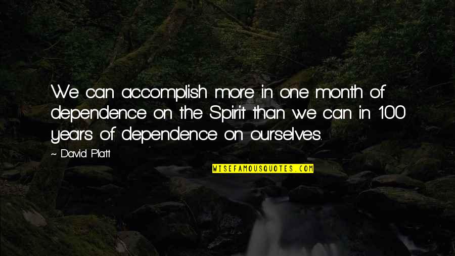Css Fancy Quotes By David Platt: We can accomplish more in one month of