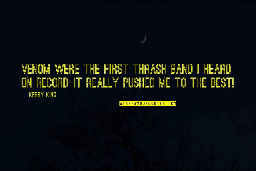 Csv File Without Double Quotes By Kerry King: Venom were the first thrash band i heard