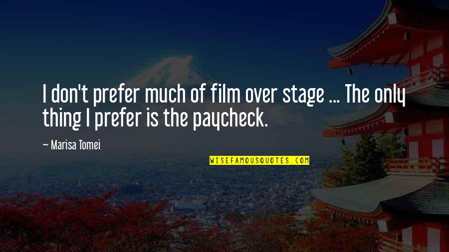 Csv Parsing Double Quotes By Marisa Tomei: I don't prefer much of film over stage
