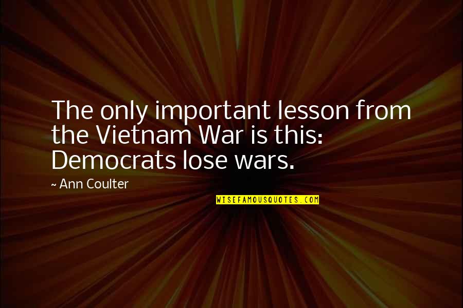 Ctl Stock Price Quotes By Ann Coulter: The only important lesson from the Vietnam War