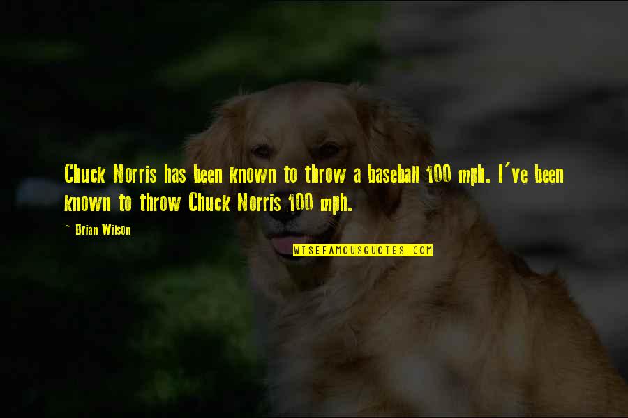 Cuadernos Animados Quotes By Brian Wilson: Chuck Norris has been known to throw a