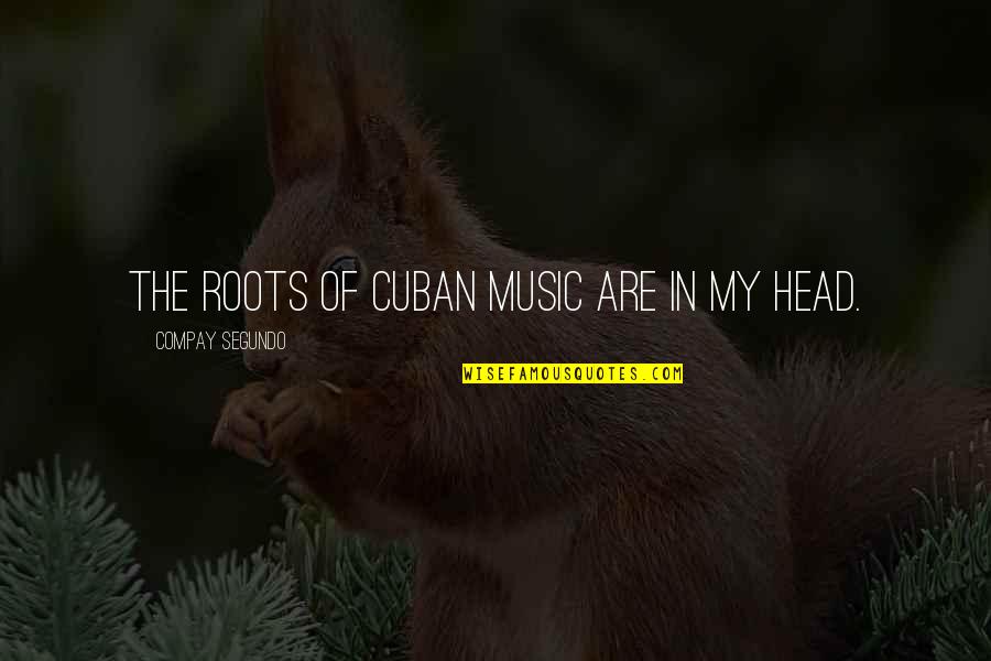 Cuban Music Quotes By Compay Segundo: The roots of Cuban music are in my