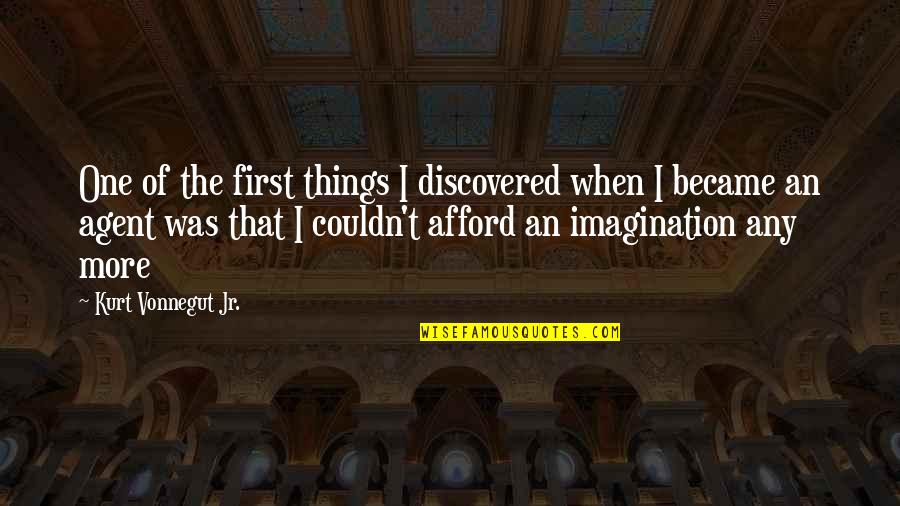 Culinary Art Quotes By Kurt Vonnegut Jr.: One of the first things I discovered when