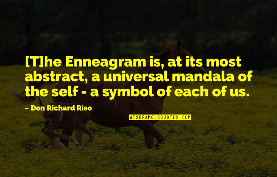 Culture And Imperialism Quotes By Don Richard Riso: [T]he Enneagram is, at its most abstract, a