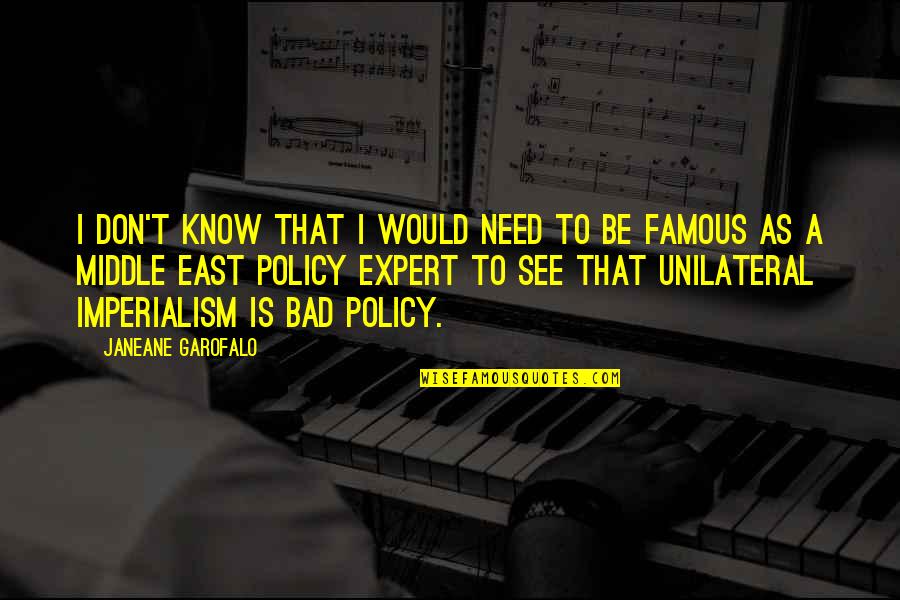 Cumbaa Designs Quotes By Janeane Garofalo: I don't know that I would need to Cumbaa Designs Quotes By Janeane Garofalo: I don't know that I would need to