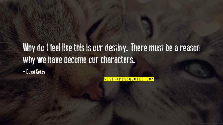 Cumbas Quotes By David Kuklis: Why do I feel like this is our Cumbas Quotes By David Kuklis: Why do I feel like this is our