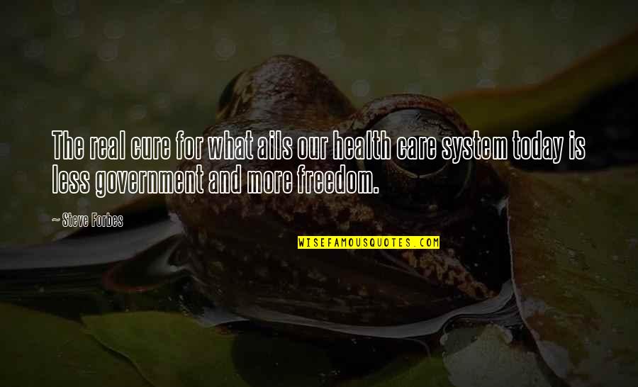 Cumplimos 7 Quotes By Steve Forbes: The real cure for what ails our health Cumplimos 7 Quotes By Steve Forbes: The real cure for what ails our health