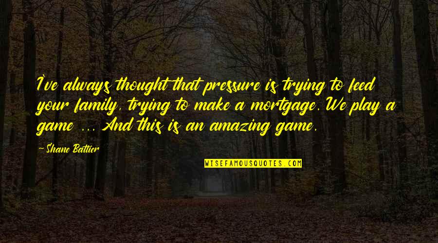 Curiosities Quotes By Shane Battier: I've always thought that pressure is trying to