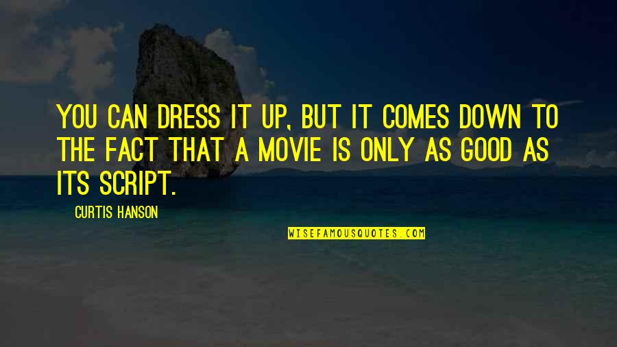 Curtis Hanson Quotes By Curtis Hanson: You can dress it up, but it comes