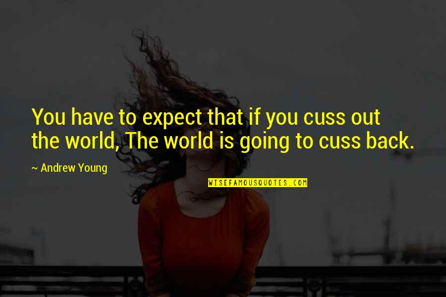 Cuss Out Quotes By Andrew Young: You have to expect that if you cuss