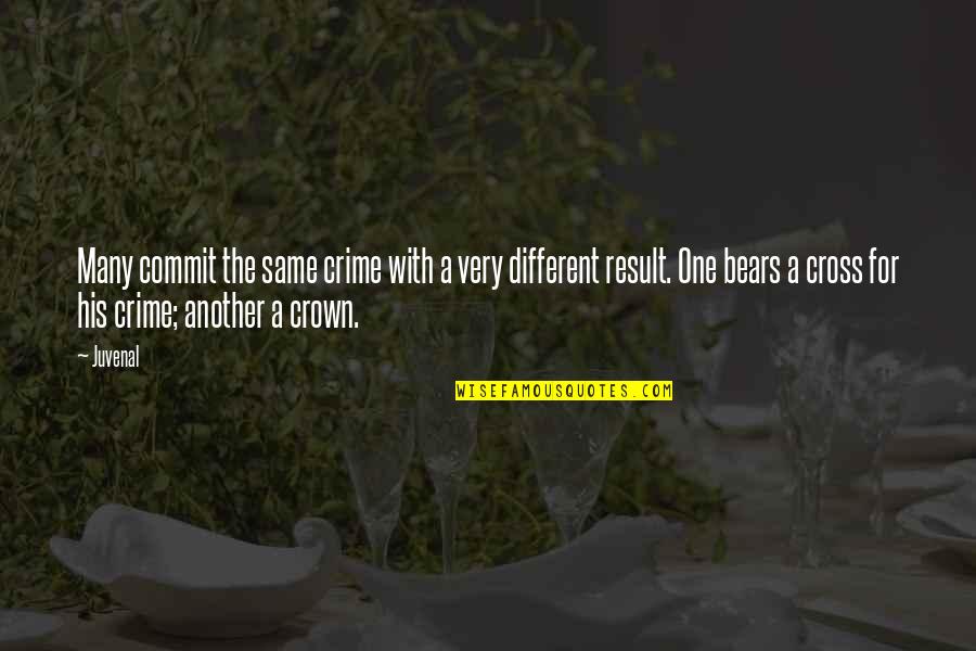 Custeios Quotes By Juvenal: Many commit the same crime with a very Custeios Quotes By Juvenal: Many commit the same crime with a very