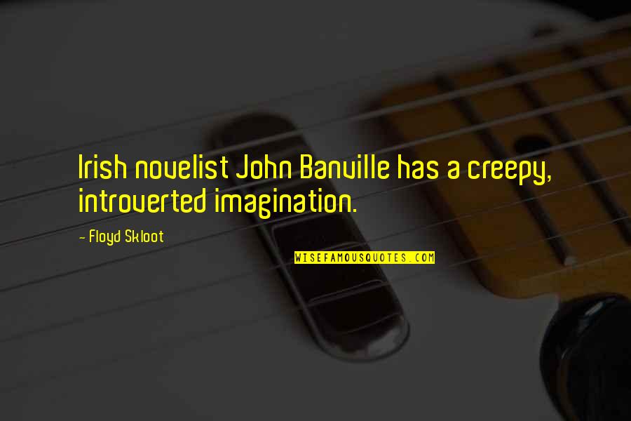 Custom Wall Cling Quotes By Floyd Skloot: Irish novelist John Banville has a creepy, introverted