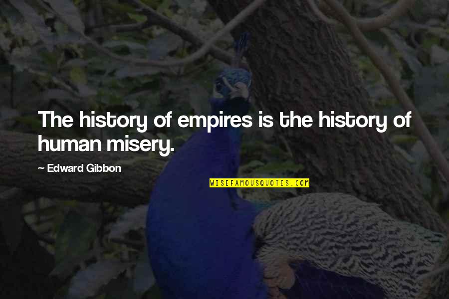 Cute Boy And Girl Love Quotes By Edward Gibbon: The history of empires is the history of