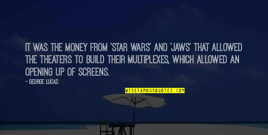 Cute Hd Wallpaper With Quotes By George Lucas: It was the money from 'Star Wars' and