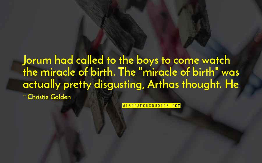 Cute Mechanic Quotes By Christie Golden: Jorum had called to the boys to come