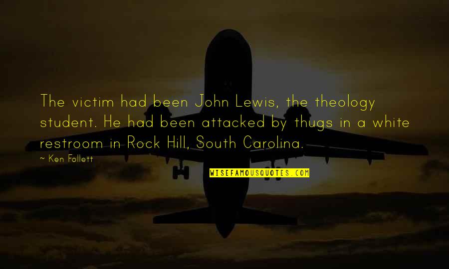 Cute Peppermint Quotes By Ken Follett: The victim had been John Lewis, the theology