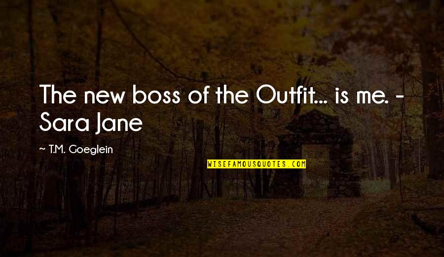 Cute Soft Toy Quotes By T.M. Goeglein: The new boss of the Outfit... is me.