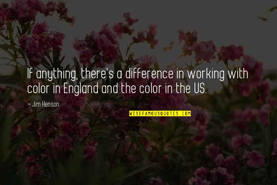 Cute Swimming Quotes By Jim Henson: If anything, there's a difference in working with