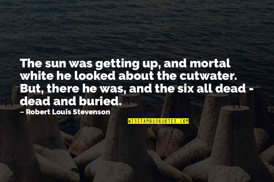 Cutwater Quotes By Robert Louis Stevenson: The sun was getting up, and mortal white