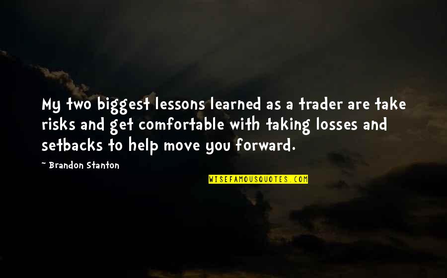 Cypher Raige Quotes By Brandon Stanton: My two biggest lessons learned as a trader