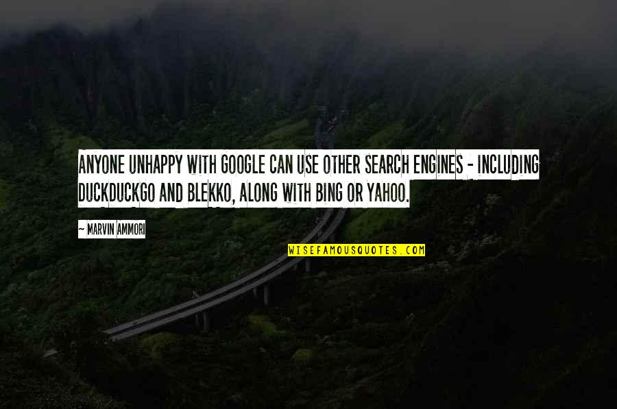 Czynniki Abiotyczne Quotes By Marvin Ammori: Anyone unhappy with Google can use other search