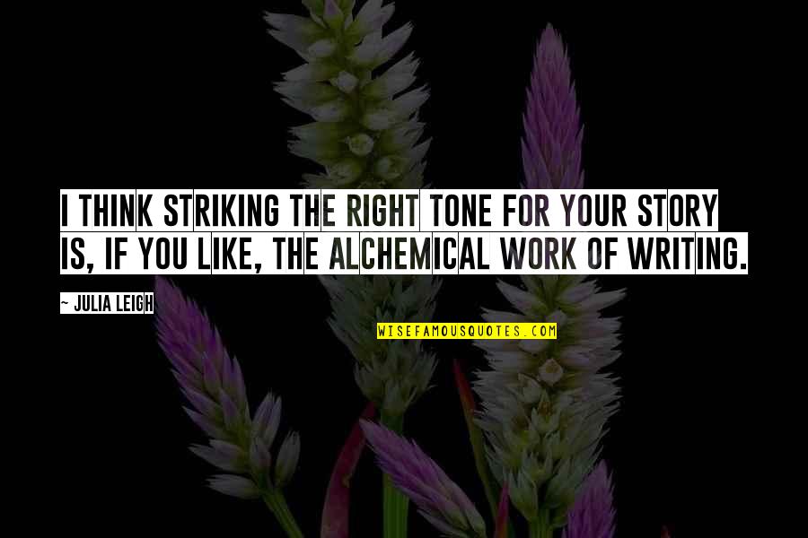 D2l Stock Quotes By Julia Leigh: I think striking the right tone for your