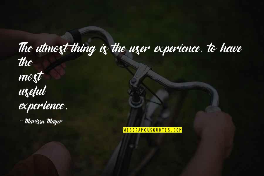 D2l Stock Quotes By Marissa Mayer: The utmost thing is the user experience, to