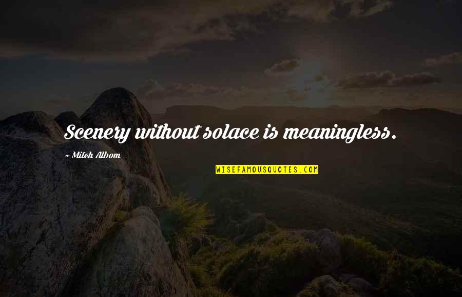 D8 B9 D8 B1 D8 A8 D9 8a Quotes By Mitch Albom: Scenery without solace is meaningless. D8 B9 D8 B1 D8 A8 D9 8a Quotes By Mitch Albom: Scenery without solace is meaningless.