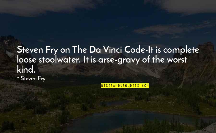 Da Vinci Code Best Quotes By Steven Fry: Steven Fry on The Da Vinci Code-It is