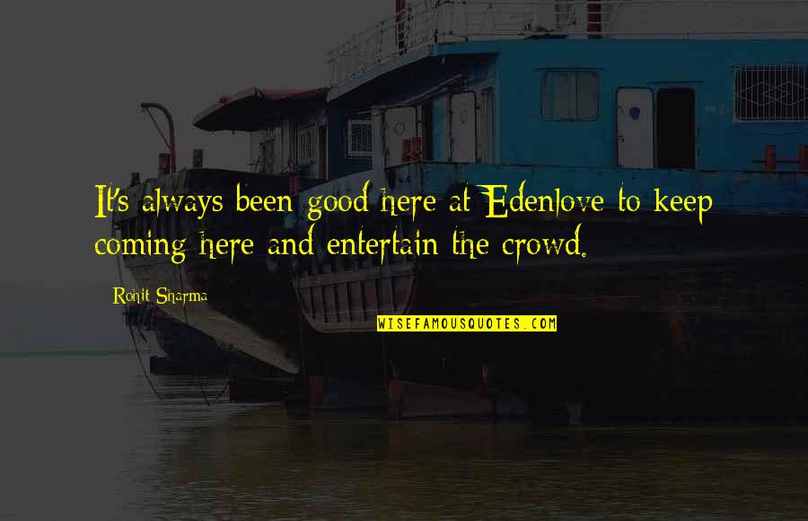 Da Vinci Code Important Quotes By Rohit Sharma: It's always been good here at Edenlove to