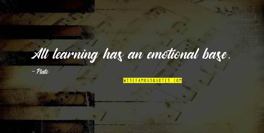 Dabs Alati Quotes By Plato: All learning has an emotional base.