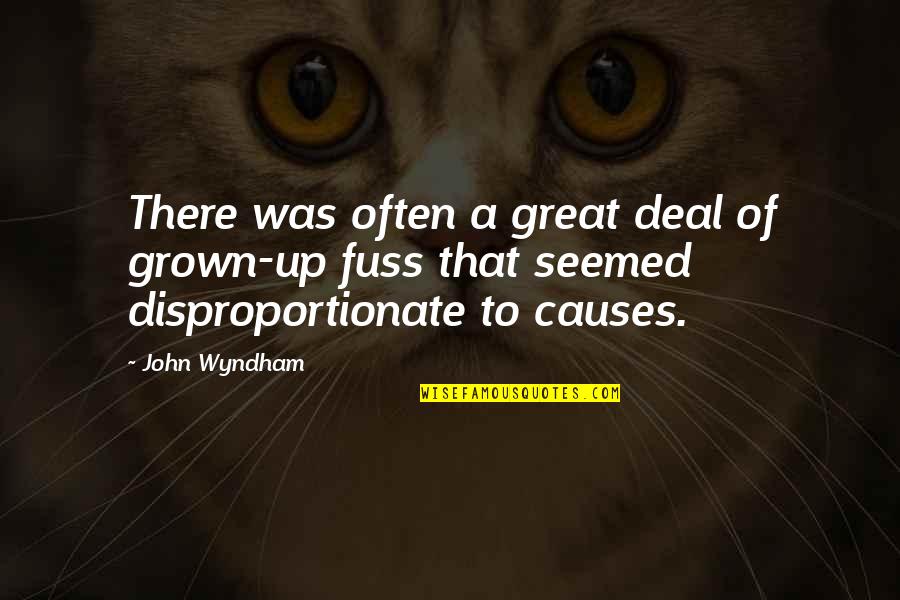 Dad And Mom Anniversary Quotes By John Wyndham: There was often a great deal of grown-up