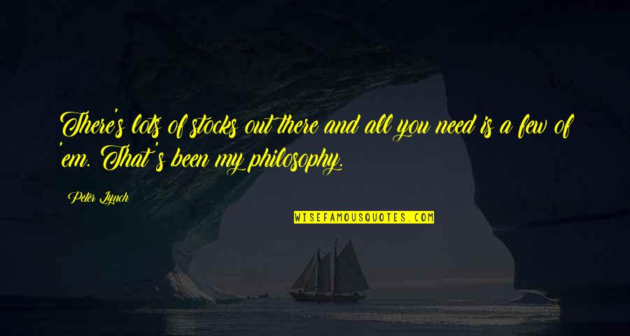 Dadamova Quotes By Peter Lynch: There's lots of stocks out there and all