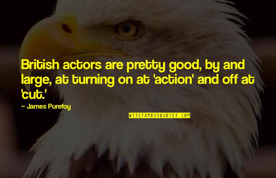 Daddy Adeboye Quotes By James Purefoy: British actors are pretty good, by and large, Daddy Adeboye Quotes By James Purefoy: British actors are pretty good, by and large,