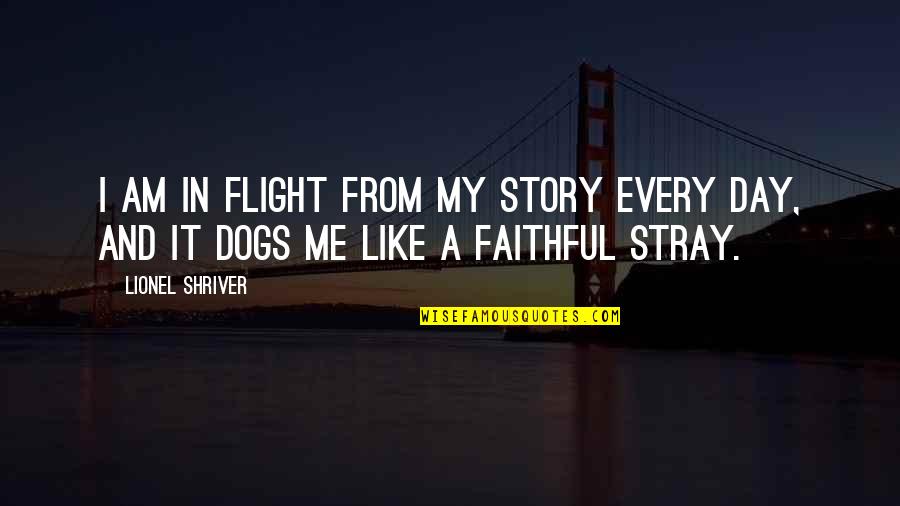 Daddy Yankee Talento De Barrio Quotes By Lionel Shriver: I am in flight from my story every
