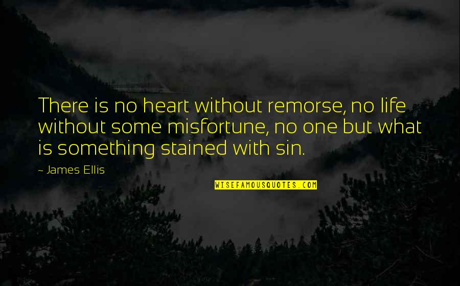 Dadilja Mcphee Quotes By James Ellis: There is no heart without remorse, no life Dadilja Mcphee Quotes By James Ellis: There is no heart without remorse, no life