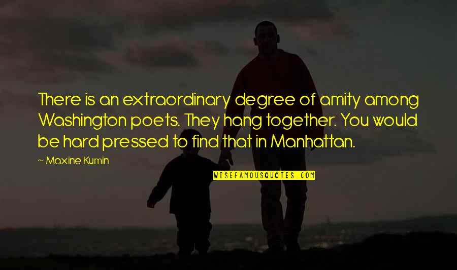 Dagang Nexchange Quotes By Maxine Kumin: There is an extraordinary degree of amity among Dagang Nexchange Quotes By Maxine Kumin: There is an extraordinary degree of amity among