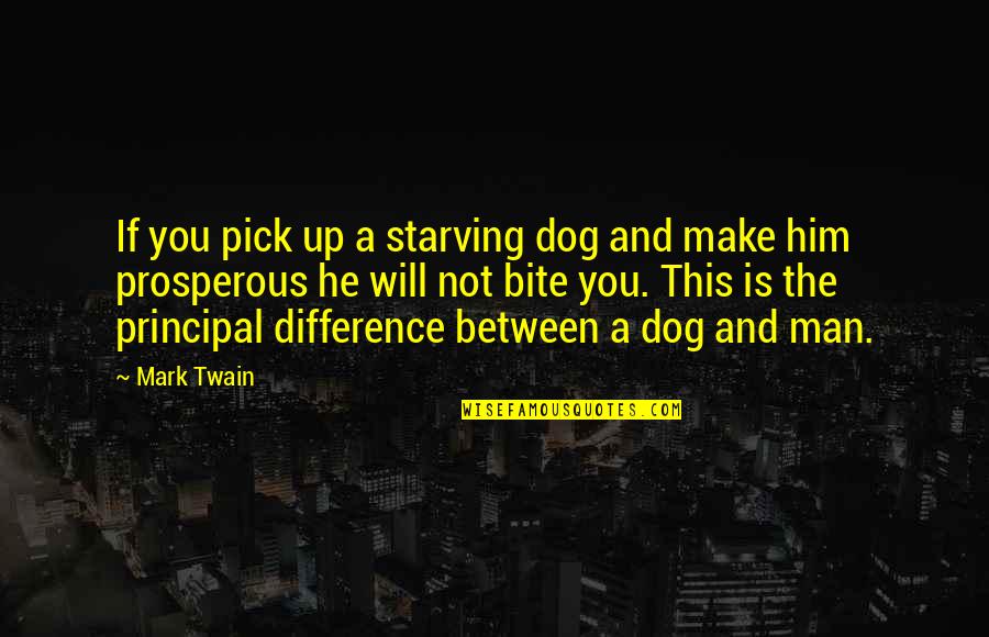 Dagnabit Origin Quotes By Mark Twain: If you pick up a starving dog and